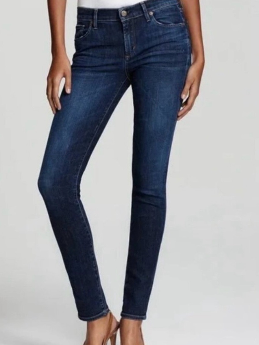 7 For All Mankind Dark Indigo Slim Jeans